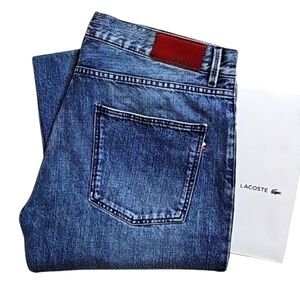 🐊Lacoste Live Denim Jeans. Mens Size: Waist 36x33 Inseam.